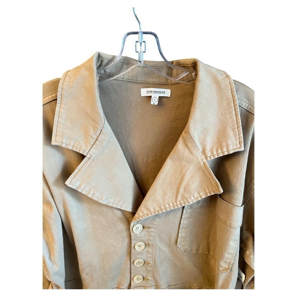 NWT Good American The On Duty khaki jumpsuit Size XXL (5) - Picture 3 of 10